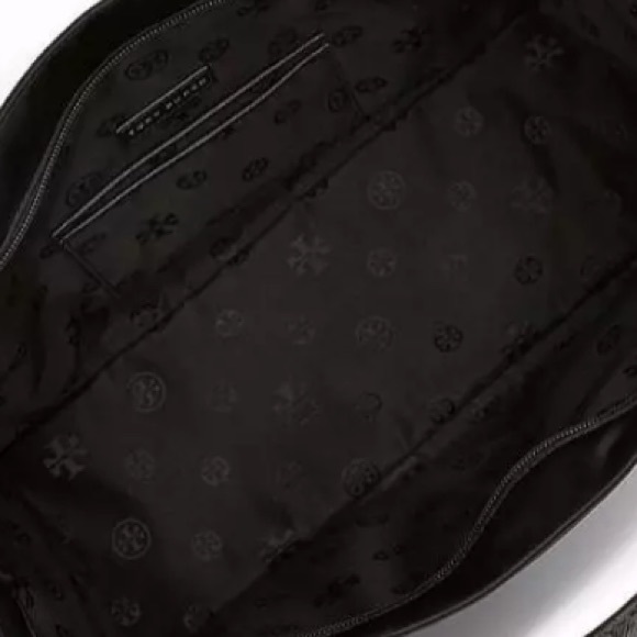 Tory Burch Ella tote nylon navy blue large new tag - Picture 2 of 5